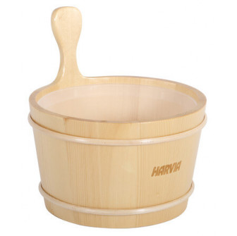 Harvia houten emmer, 4l