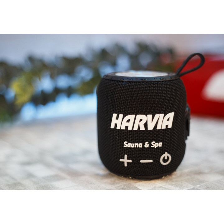 Waterbestendige saunaluidspreker HARVIA, zwart