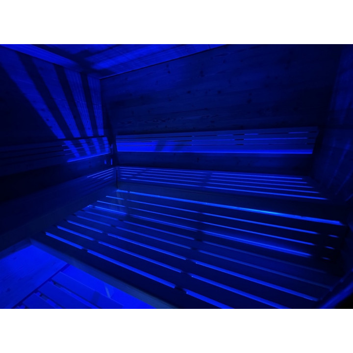 SAUFLEX RGB LED-SCHIJNWERPER, MET BEDIENINGSEENHEID