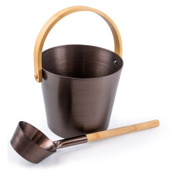 SAUFLEX aluminium emmer en pollepelset, paars 