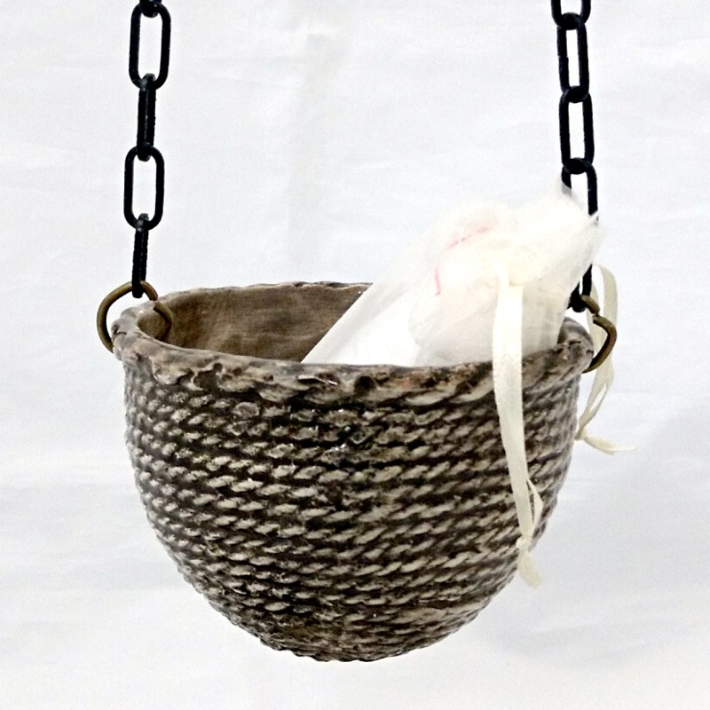 Keramische zoutkom voor sauna Keramische zoutkom voor sauna