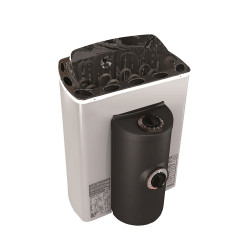 Elektrische saunakachel – SAWOTEC Mini X Corner 3,6 kW, met bedieningseenheid 