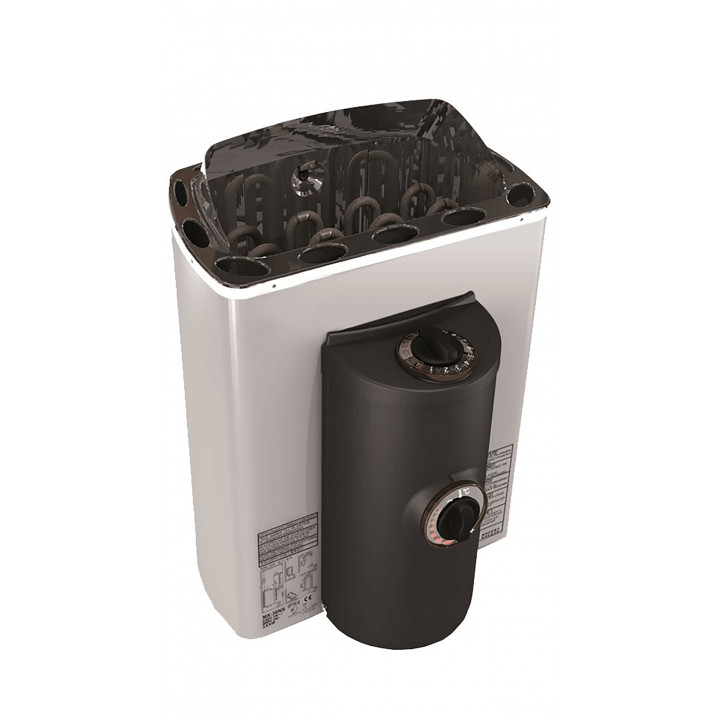 Elektrische saunakachel - SAWOTEC MINI X Hoek, 2,3kW, met bedieningseenheid