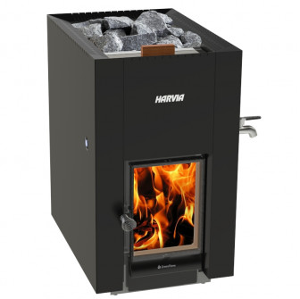 Houtgestookte saunakachel - HARVIA Linear 22 GreenFlame ES