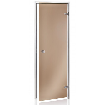 AD glazen deuren voor stoomsauna, bronskleurig glas