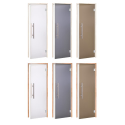 AD LUX glazen saunadeuren, Mat glas  AD LUX glazen saunadeuren, Mat glas