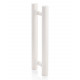 AD glazen saunadeur, wit frame, mat glas