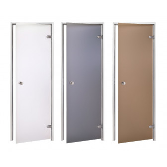 AD glazen deuren voor stoomsauna, mat glas
