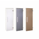 AD glazen saunadeur, wit frame, mat glas
