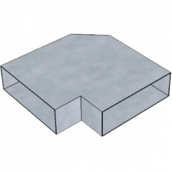 Elleboog plat 5F15/90