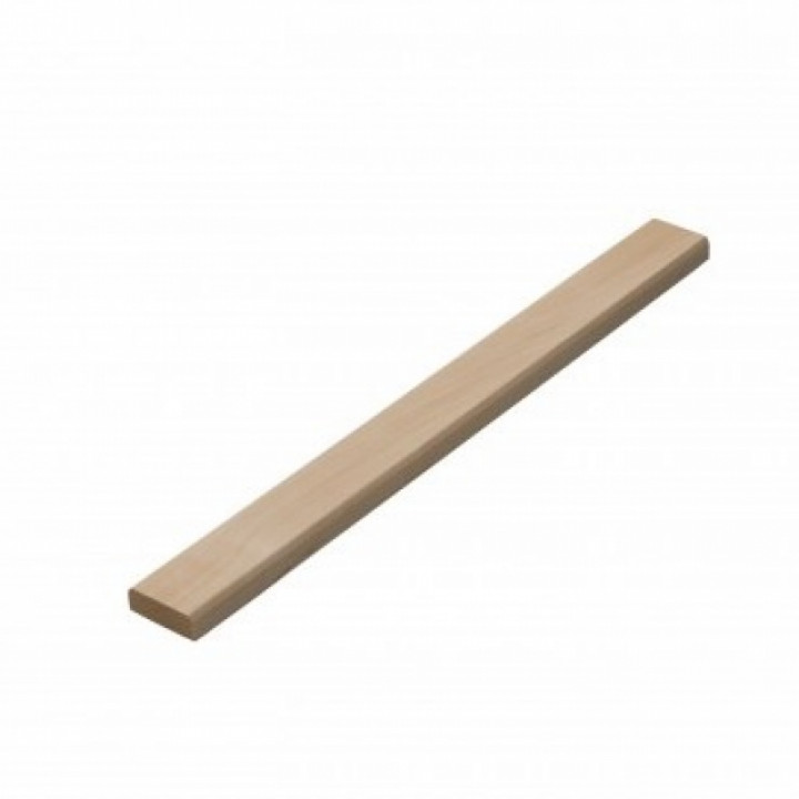 Afdeklijst, 8 x 30 mm, lindehout
