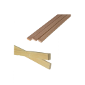 Sauna afdeklijst, 15 x 45 mm - 0