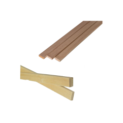 Sauna afdeklijst, 15 x 45 mm 