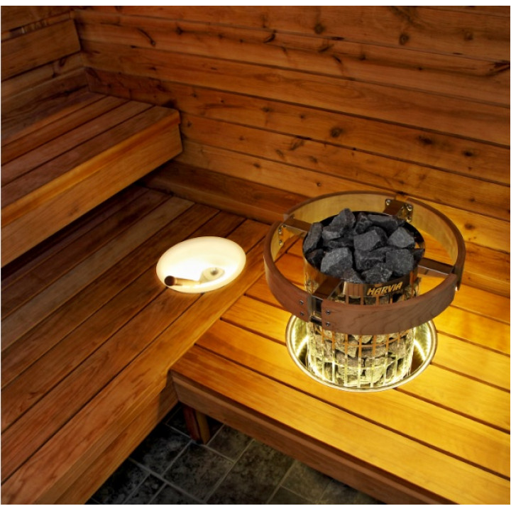 Veiligheidsleuning HPC3L - voor HARVIA Cilindro kachels LED, met verlichting