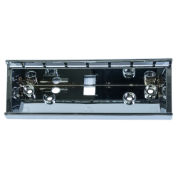 Reserveonderdelen - HARVIA inbouwframe Xafir, chroom  Reserveonderdelen - HARVIA inbouwframe Xafir, chroom