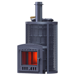 Houtgestookte saunakachel GEFEST - AVANGARD ZK 40 (P2) Hurricane in rond rooster  Houtgestookte saunakachel GEFEST - AVANGARD ZK 40 (P2) Hurricane in rond rooster