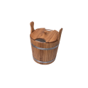 Houten emmer voor gardes, eiken, 12l - 1