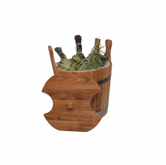 Houten emmer voor gardes, eiken, 12l
