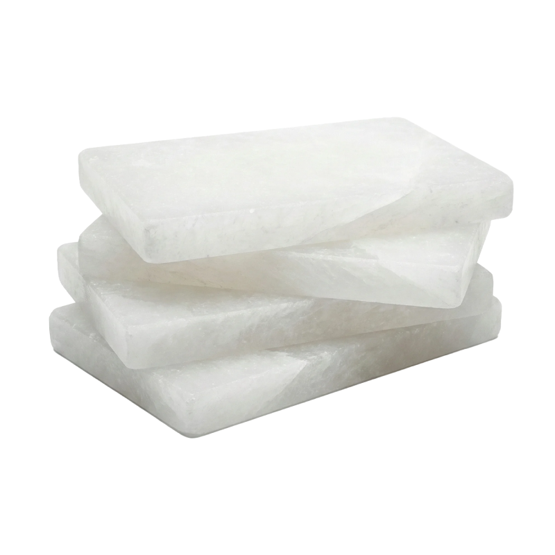 Witte Himalayazoutsteen 200 × 100 × 25 mm