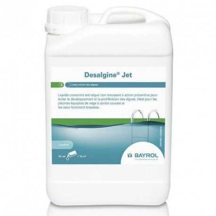 Gebruik de Desalgine Jet (3 liter) om algen te verwijderen uit whirlpoolbaden.