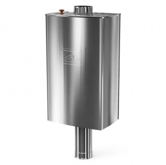 TANK VOOR SAUNA 60L MET DE VERPLAATSTE SCHOORSTEEN