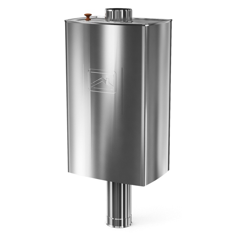 TANK VOOR SAUNA 60L MET DE VERPLAATSTE SCHOORSTEEN