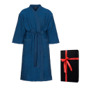 Badjas in een geschenkverpakking, RENTO KENNO, blauw - 0
