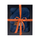 Cadeauset in geschenkdoos voor HEM. Heren saunahoed en schort - BLAUW