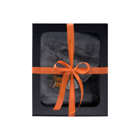 Cadeauset in geschenkdoos voor HEM. Heren saunahoed en schort - GRIJS