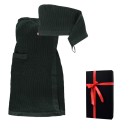 Cadeauset in een geschenkdoos RENTO KENNO FOR HER. Haarhanddoek en schort, donkergroen - 0