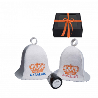 Geschenkset in een geschenkdoos LIGHT KINGS. Doppen en mentholkristallen