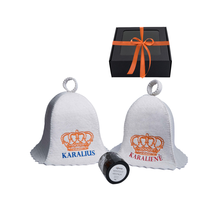 Geschenkset in een geschenkdoos LIGHT KINGS. Doppen en mentholkristallen