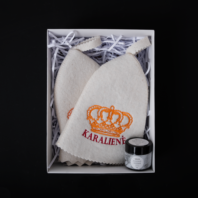 Geschenkset in een geschenkdoos LIGHT KINGS. Doppen en mentholkristallen