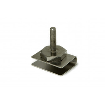 U-vormig metalen slot voor magneetsloten met schroefdraad