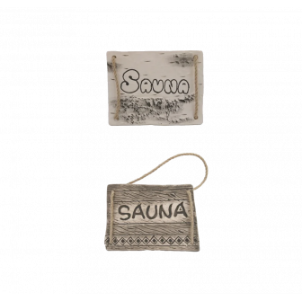 Deurplaat SAUNA
