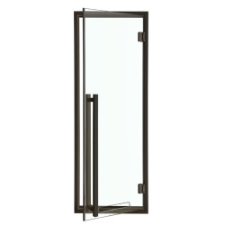 AD MODERN glazen saunadeuren, glaskleur transparant  AD MODERN glazen saunadeuren, glaskleur transparant