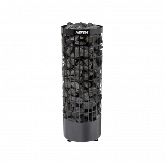 Elektrische saunakachel - HARVIA Cilindro Black Steel PC90E 9 kW