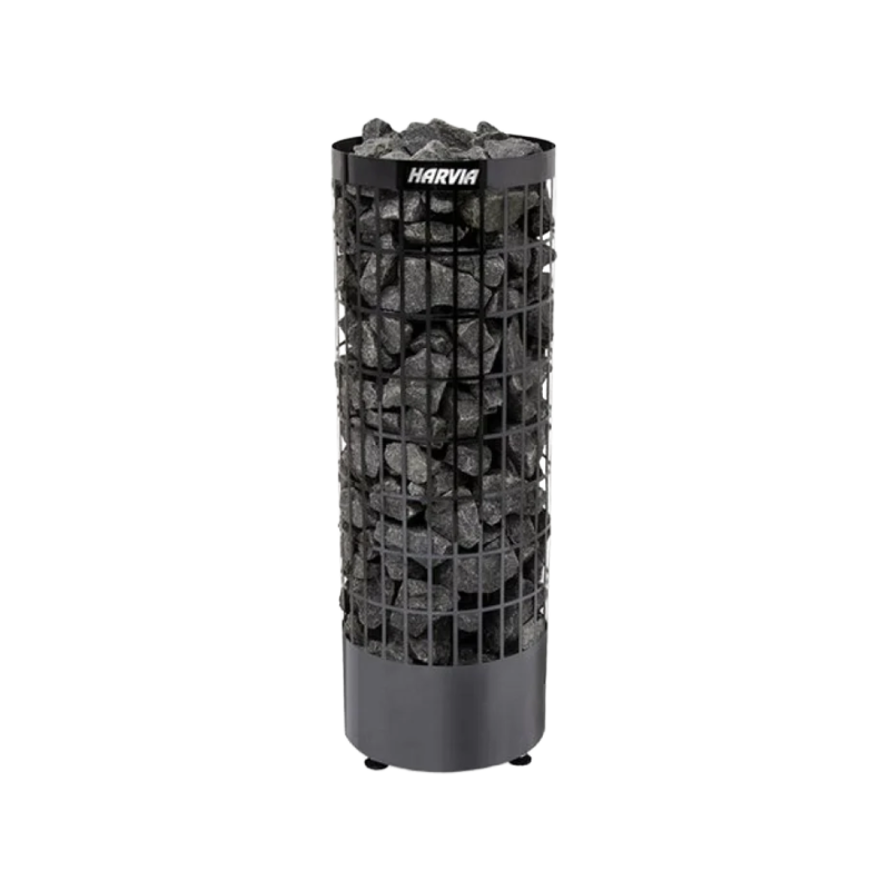 Elektrische saunakachel - HARVIA Cilindro Black Steel PC90E 9 kW