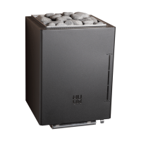 Elektrische saunakachel - HUUM Core Wall Combi, zwart