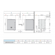 Elektrische saunakachel - HUUM Core Wall Combi, wit