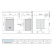 Elektrische saunakachel - HUUM Core Wall Mini Combi 4