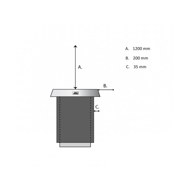 Elektrische saunakachel - IKI FLOAT 13,8 kW