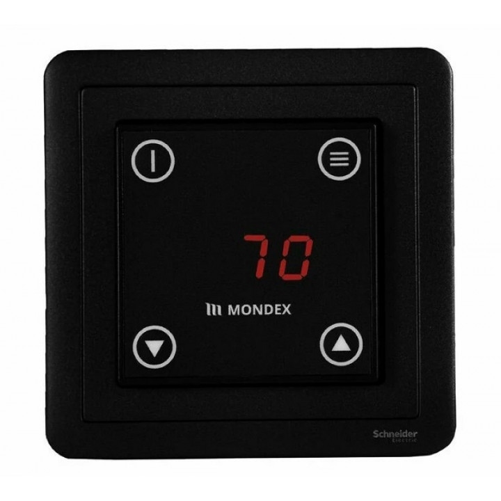 Elektrische saunakachel - MONDEX KALLA, zwart