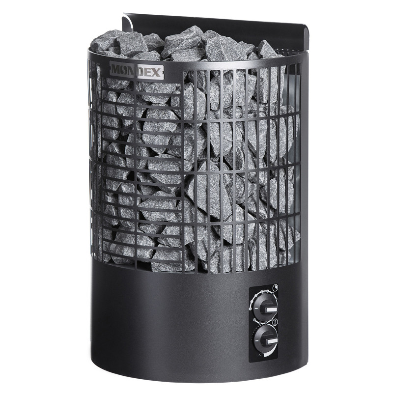 Elektrische saunakachel - MONDEX TENO, zwart