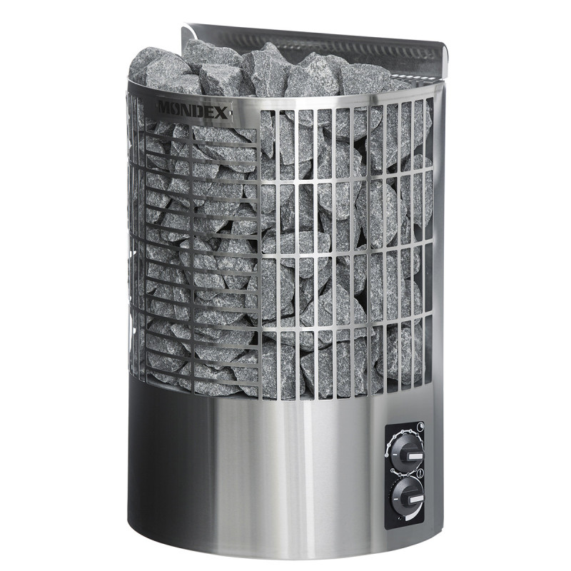 Elektrische saunakachel - MONDEX TENO, roestvrij staal