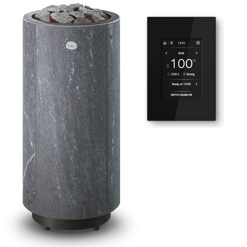 Elektrische saunakachel TULIKIVI KAARNA Nobile, met bedieningspaneel