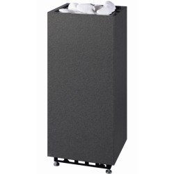 Elektrische saunakachel TULIKIVI RAE, zwart, met bedieningspaneel  Elektrische saunakachel TULIKIVI RAE, zwart, met bedieningspaneel