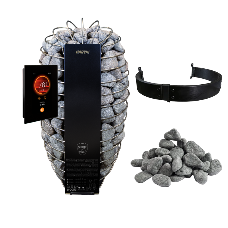 Elektrische saunakachels - HARVIA Spirit SP90FC 9,0 kW Fenix WiFi-set