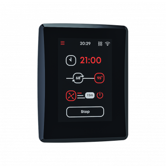 Bedieningspaneel voor elektrische saunakachel - SAUNUM Leil 2.0 Mobiel