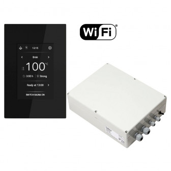 Bedieningspaneel elektrische saunakachel - TULIKIVI WIFI met contactdoos